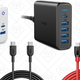Anker PowerPort II with Power Delivery | $25 | Amazon | Promo code ANKEBEST
Anker PowerPort Premium with Power Delivery | $38 | Amazon | Promo code ANKEBEST
Anker PowerLine II USB-C to C 3' Cable | $7 | Amazon | Promo code ANKEBEST
Anker PowerLine II USB-C to C 6' Cable | $8 | Amazon | Promo code ANKEBEST
Anker PowerLine+ USB 3.0 to USB-C Cable | $10 | Amazon | Promo code ANKEBEST